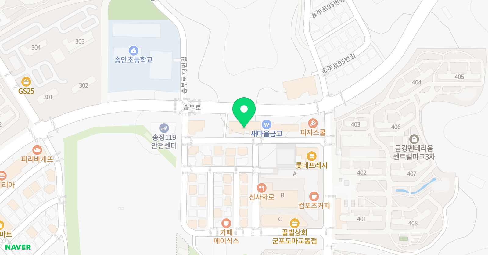 채움 수학학원 위치