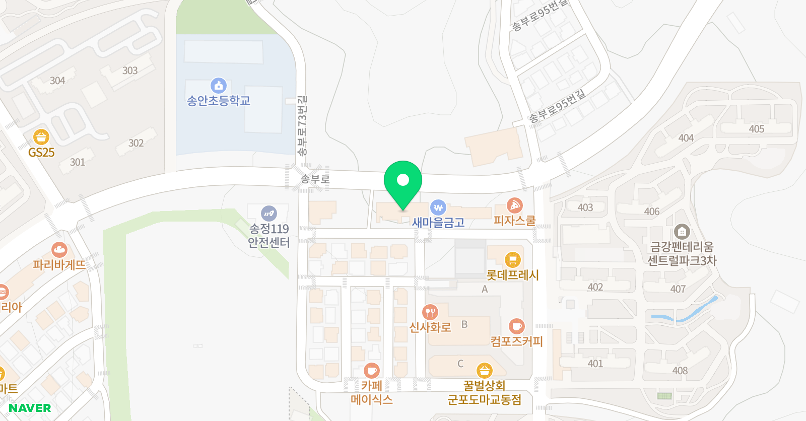 위즈플로우 어학원 위치
