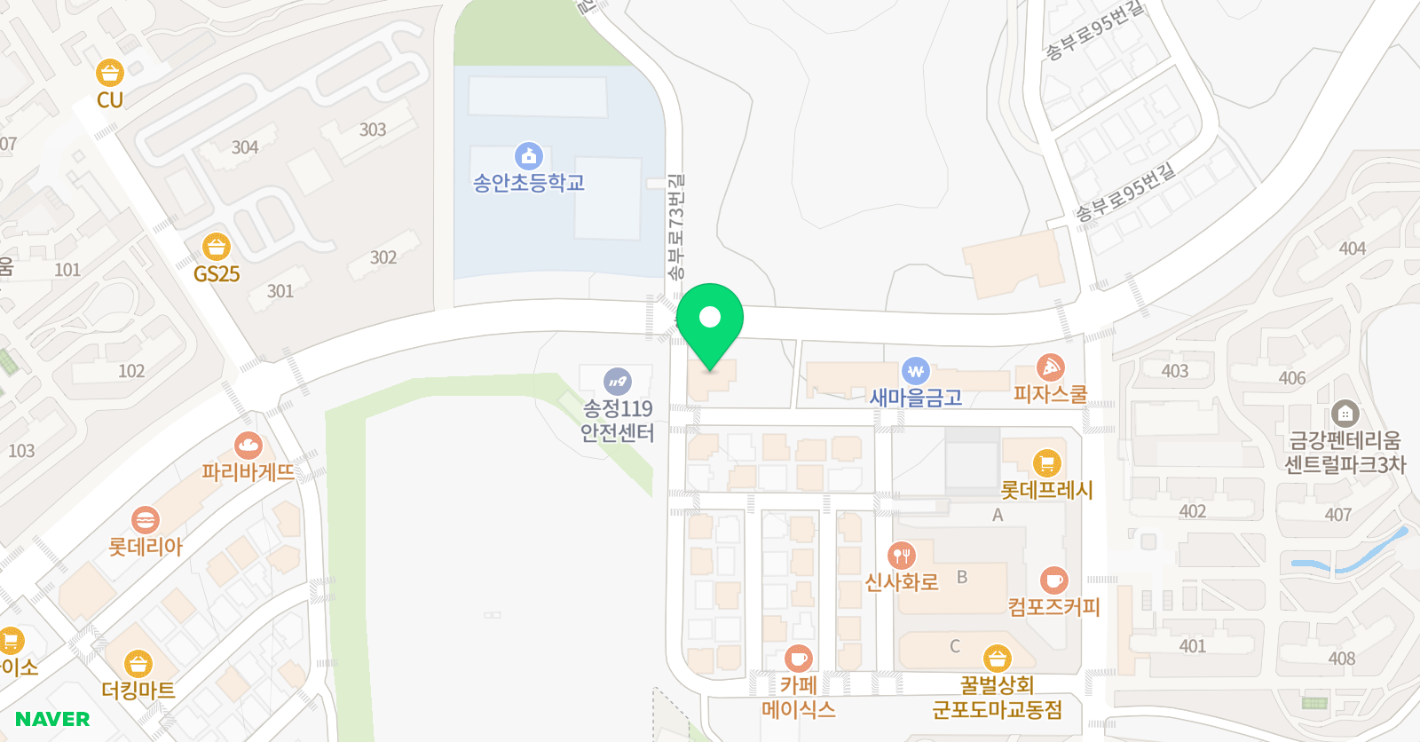 푸르미르독서논술 위치
