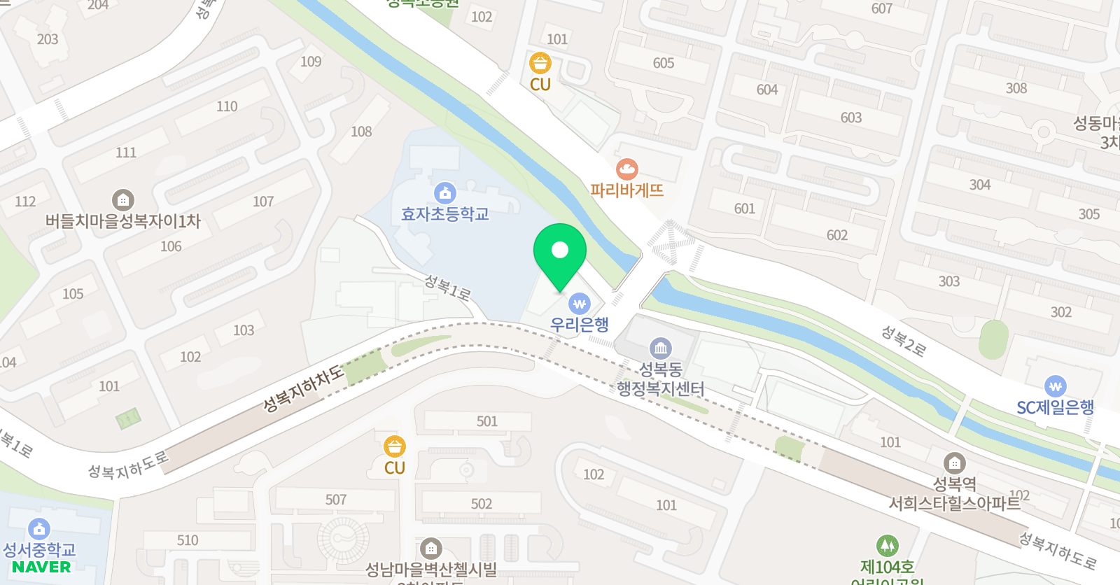 더리듬 음악학원 위치