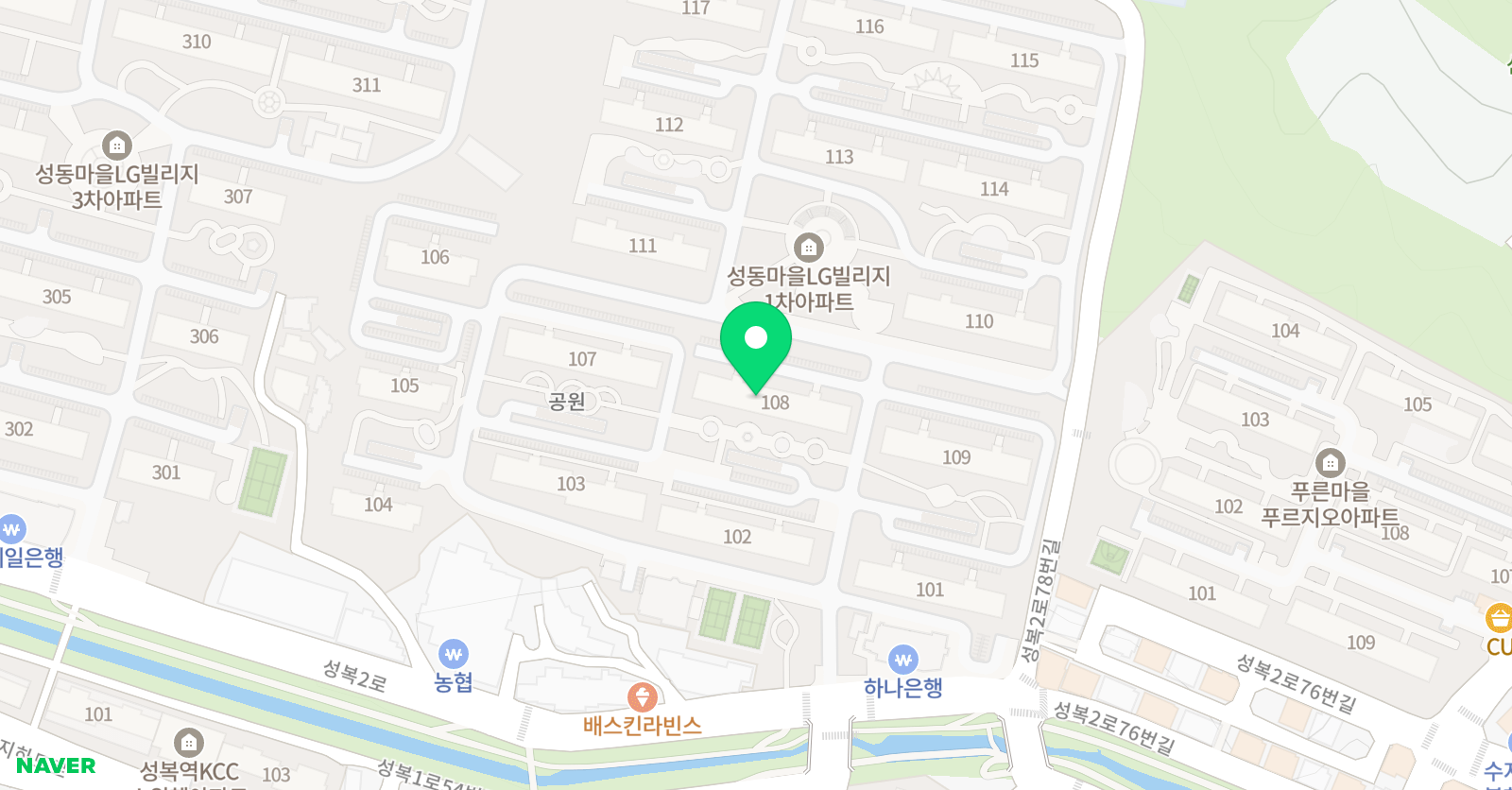 윤선생 우리집앞 영어교실 수지성복엘지1차점 위치