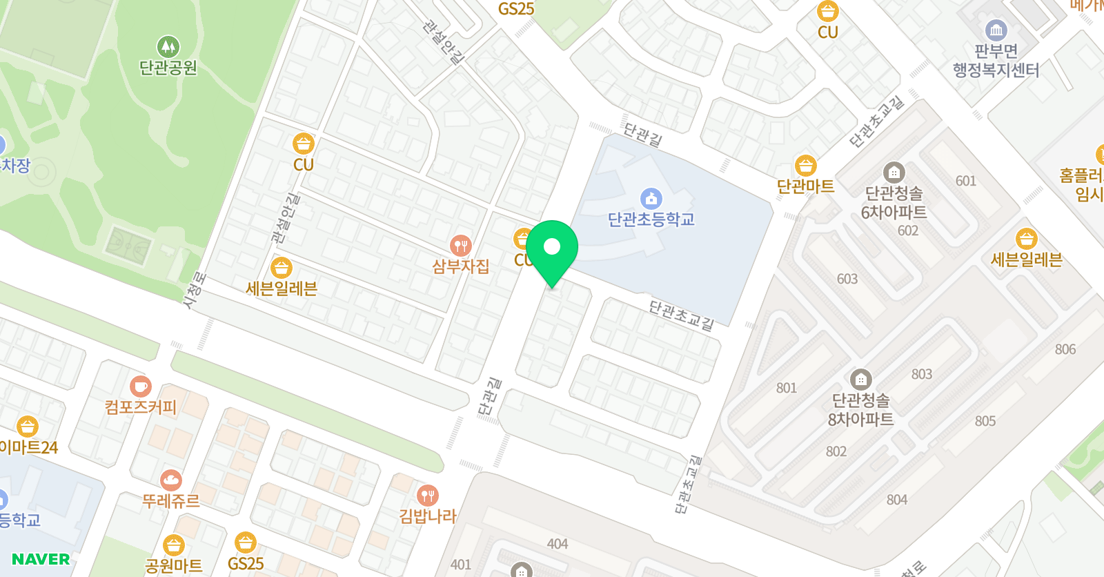 소리사랑 피아노학원 위치