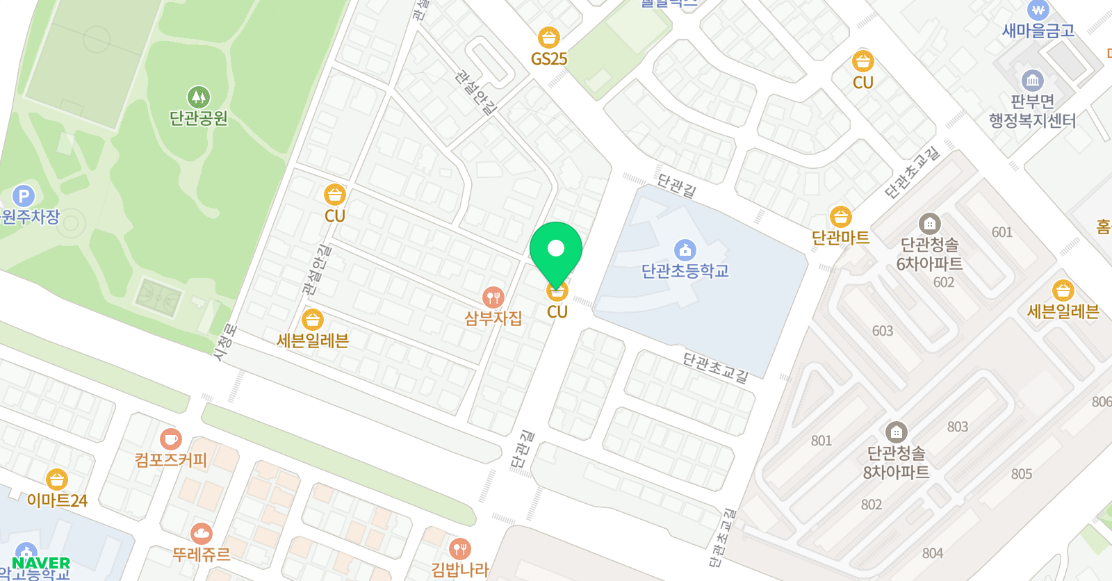 리드인 독서논술 원주 단관초점 위치