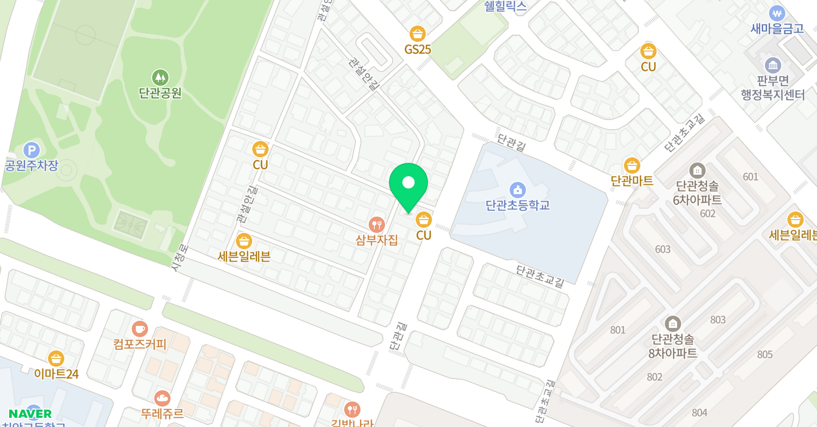 비상잉글리시아이 단관캠퍼스 위치