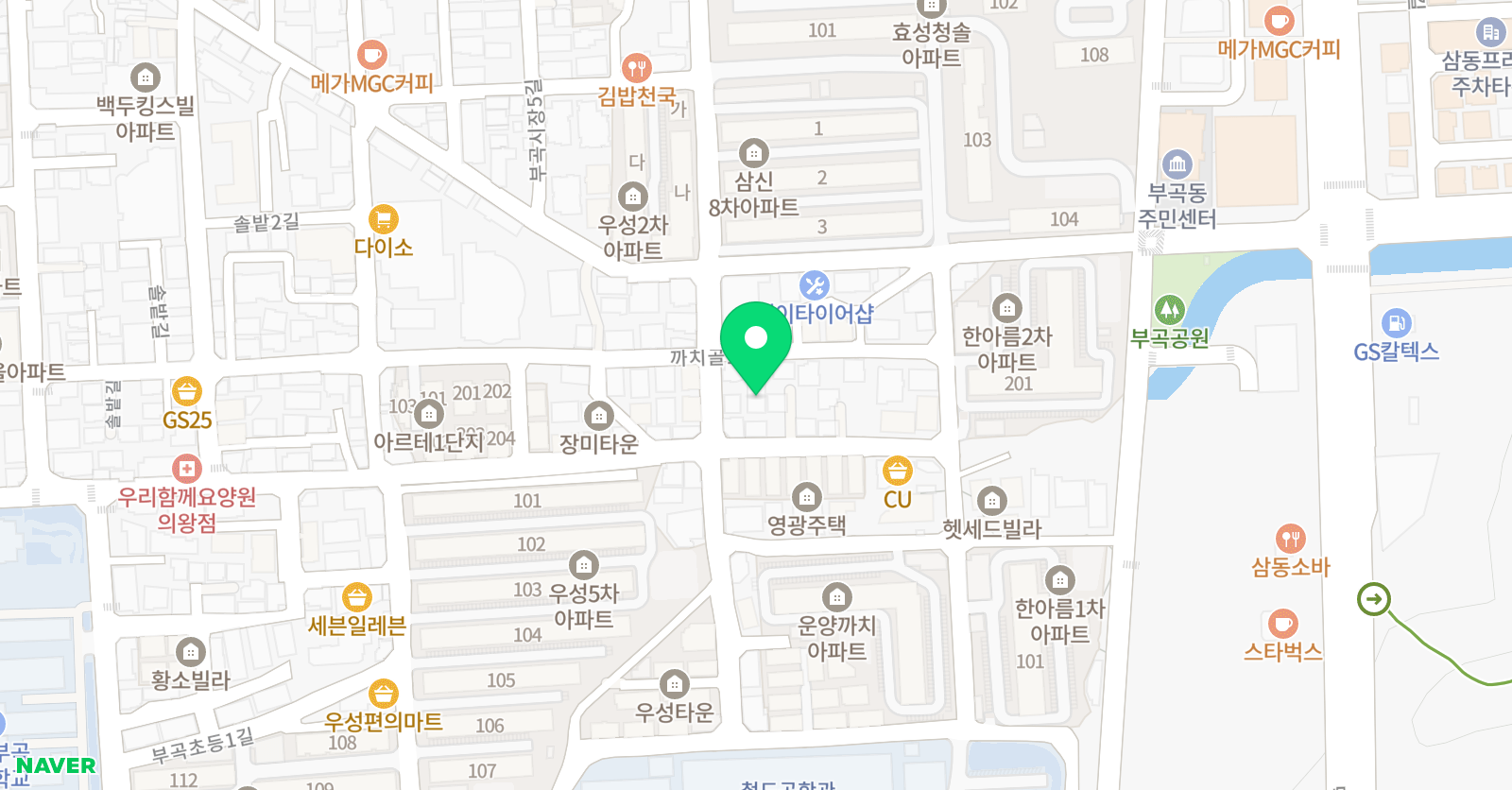 반딧불이 태권도시범단 위치
