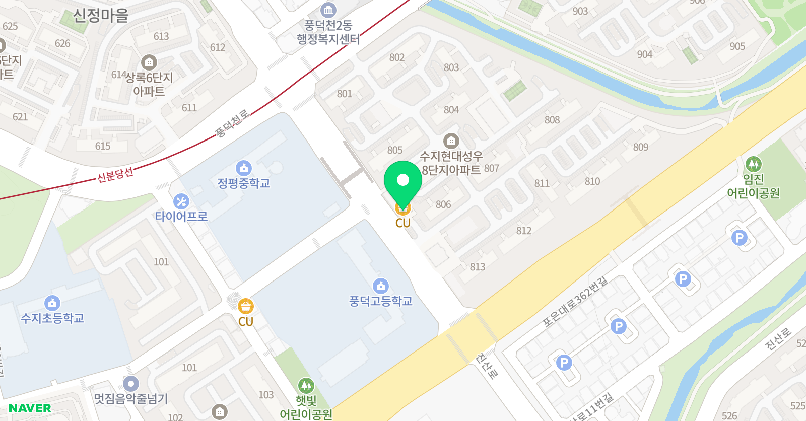 오름 수학학원 위치