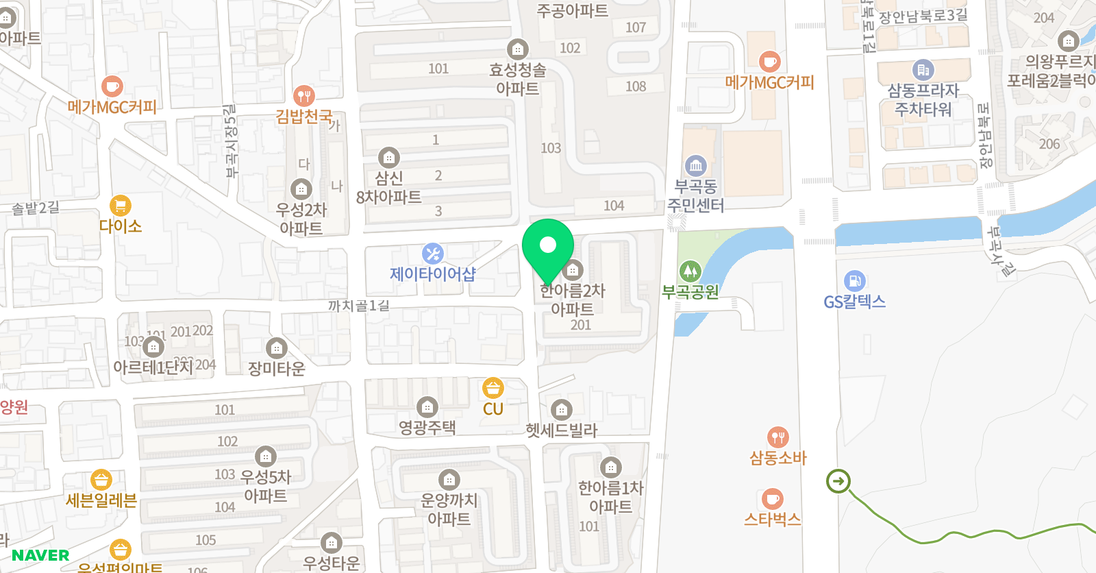 부곡경희대 석사태권도교육관 위치