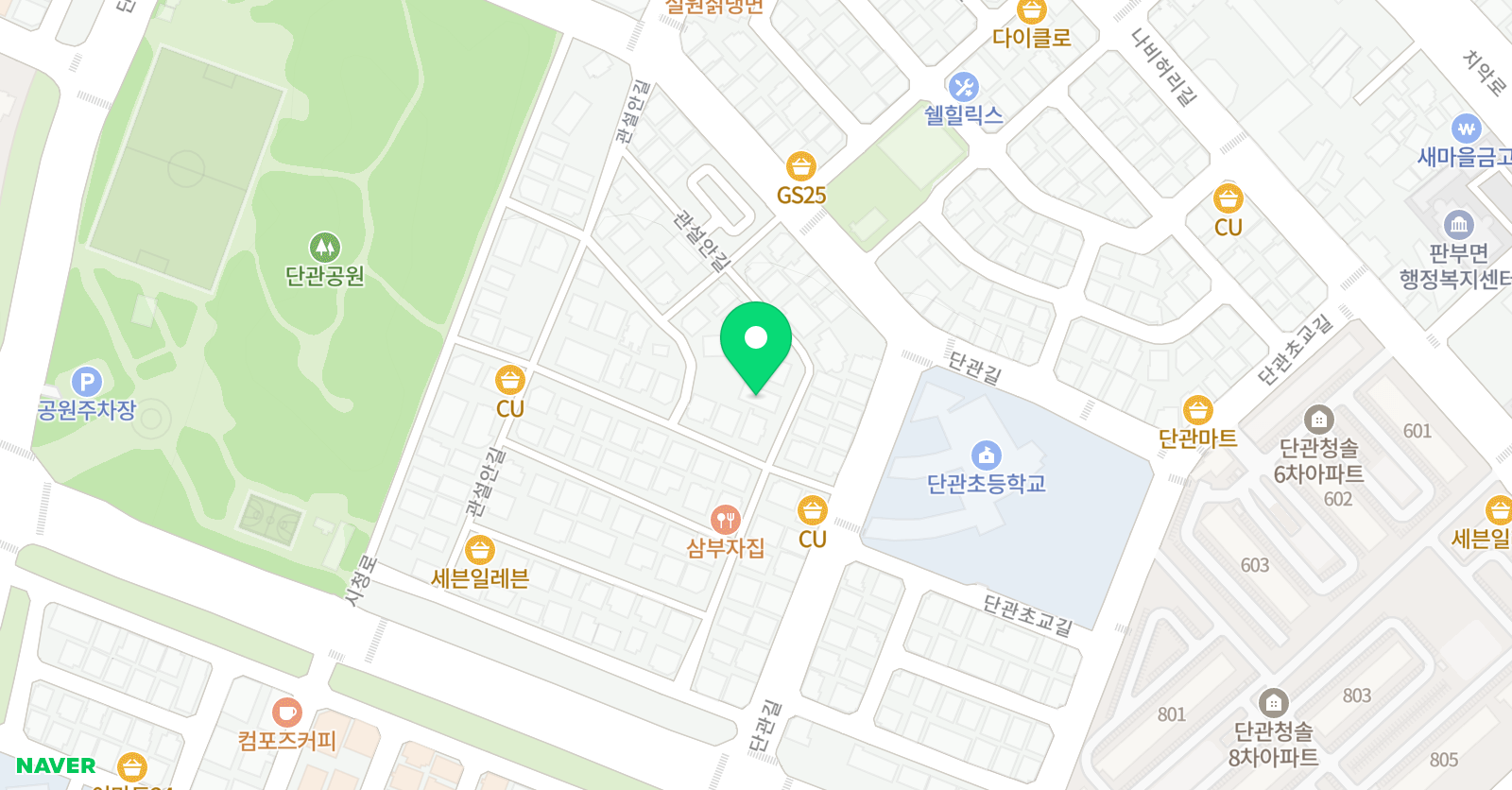 생각날기 수학교습소 위치