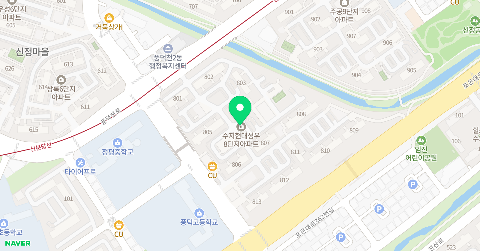 올바른 수학학원 위치