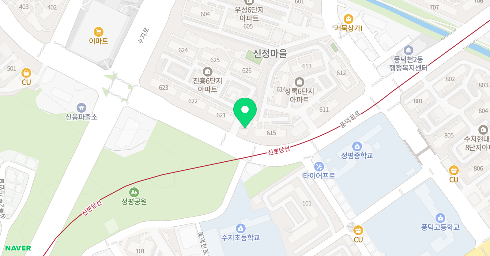 리드인 풍덕천2동점 위치