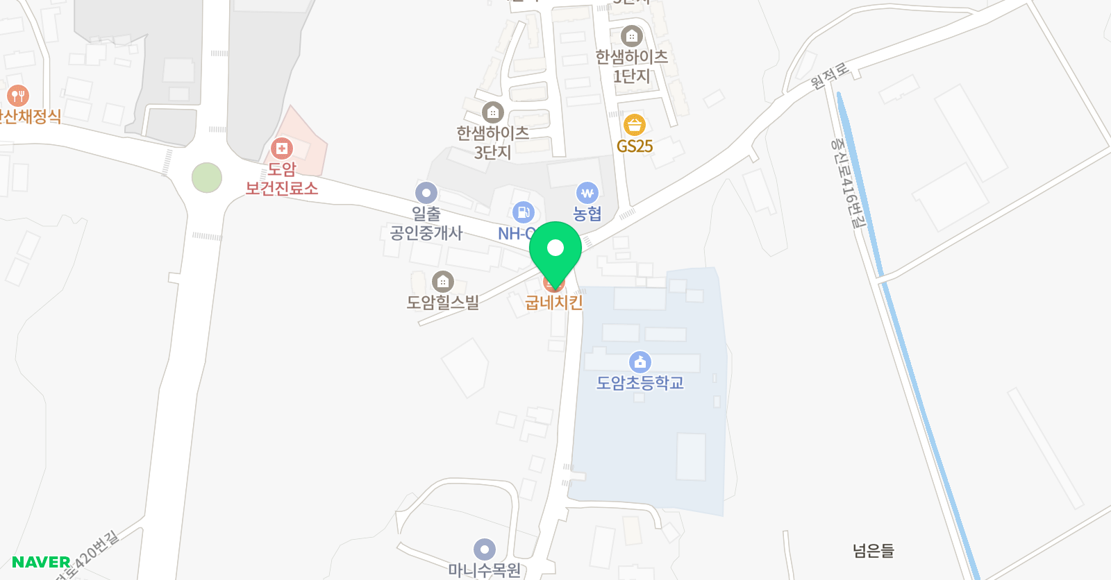 송암 kids 태권도 위치