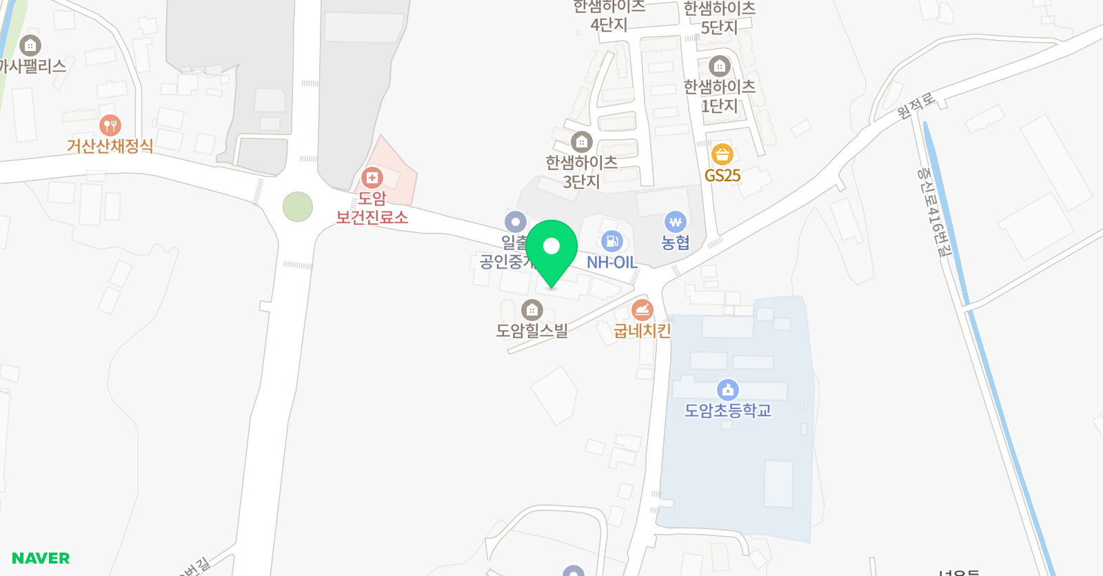 미래엔 수학도암 학원 위치