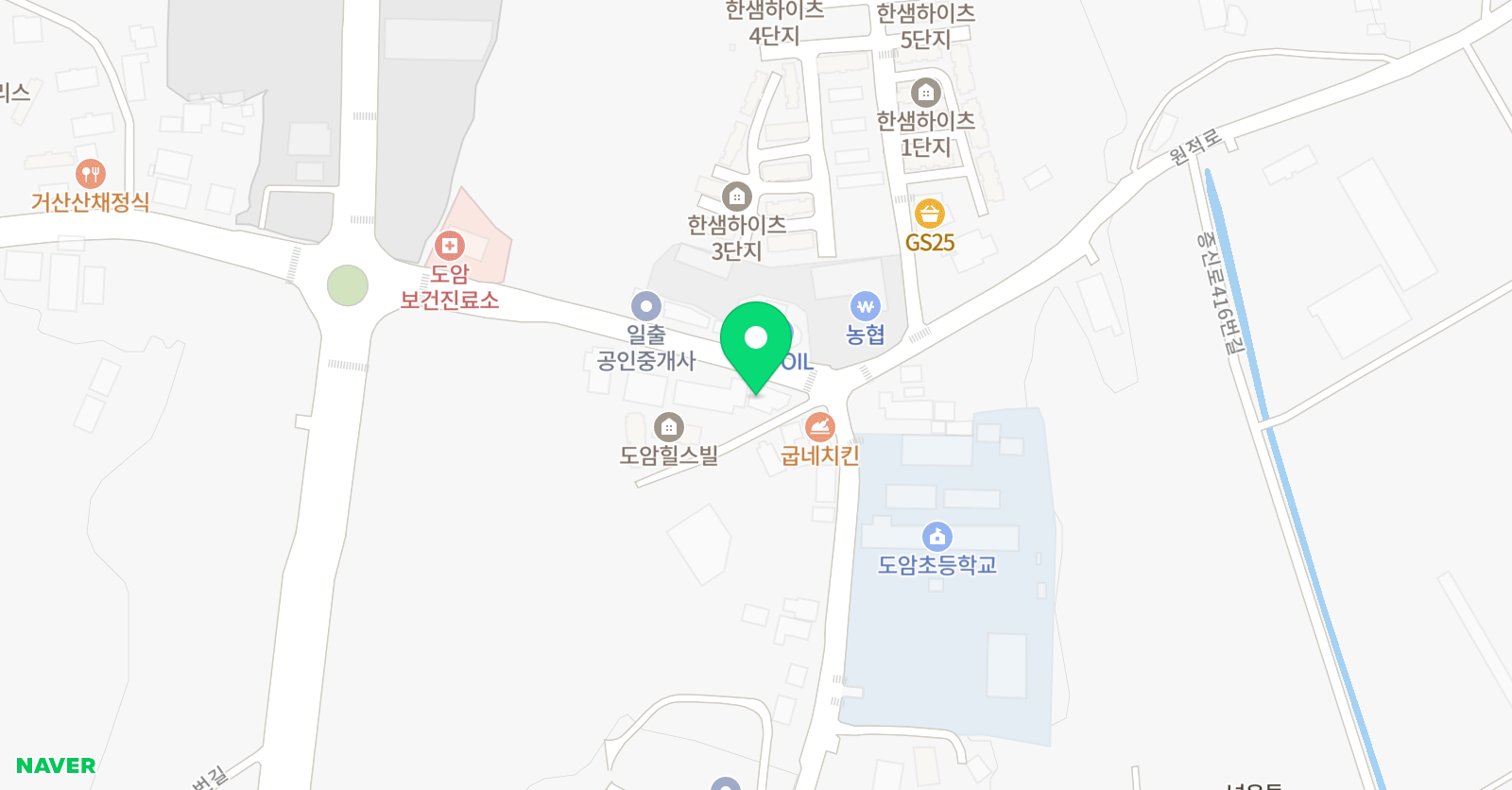 꿈꾸는마을 음악학원 위치