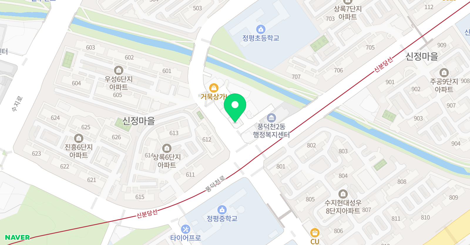 수지클랑 음악학원 위치