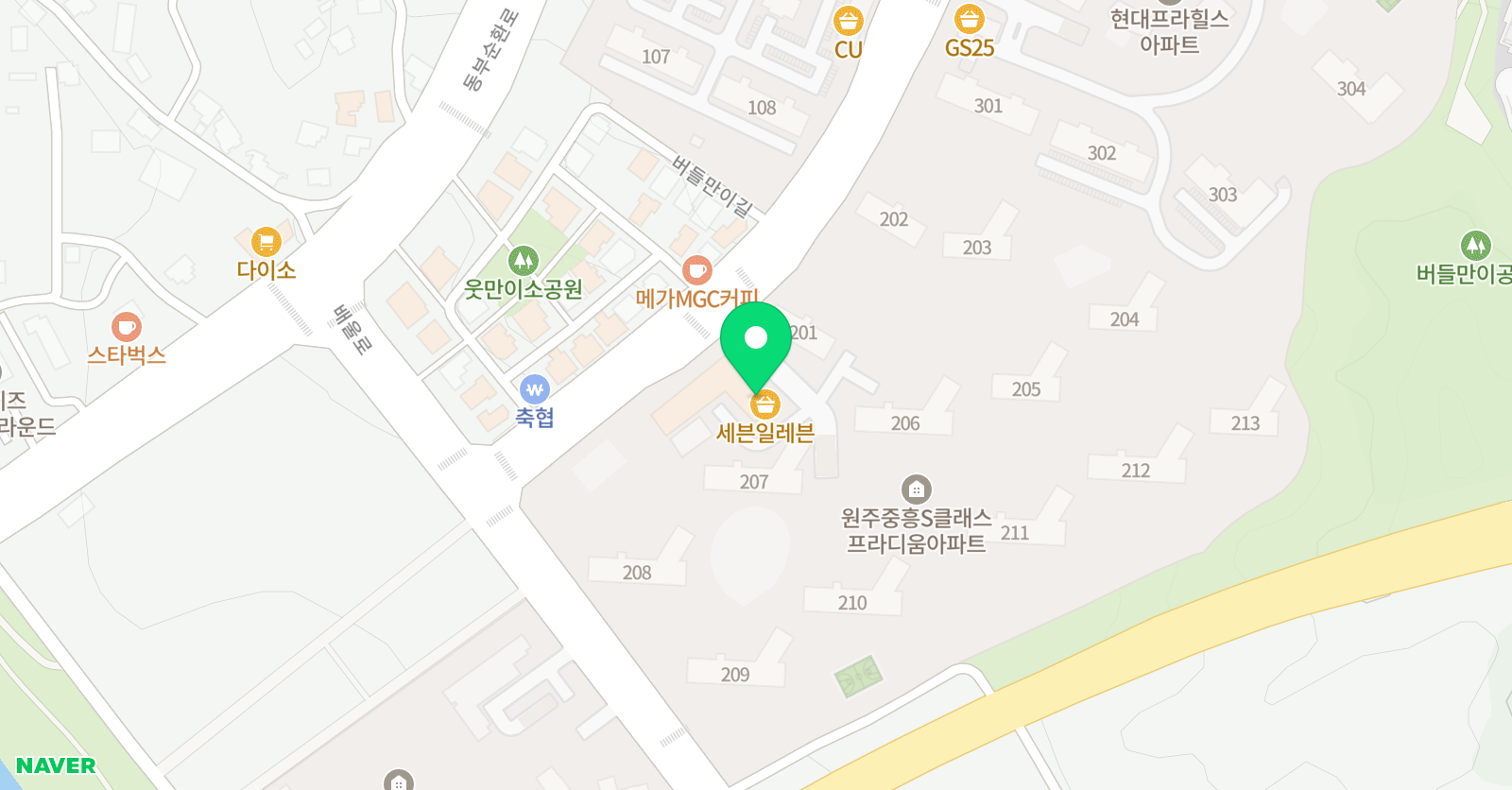 베네치아 뮤즈 피아노 학원 위치
