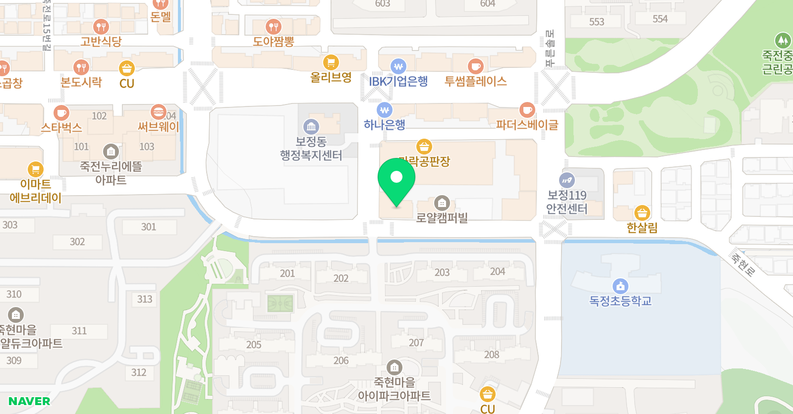 가우스 학원 위치