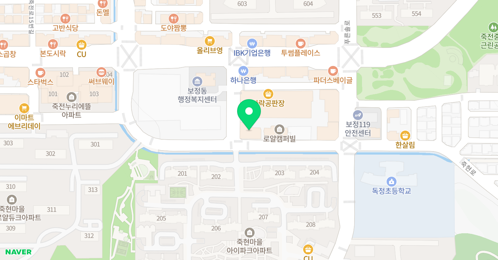 ELI 초등키즈관 엘리데이 어학원 위치
