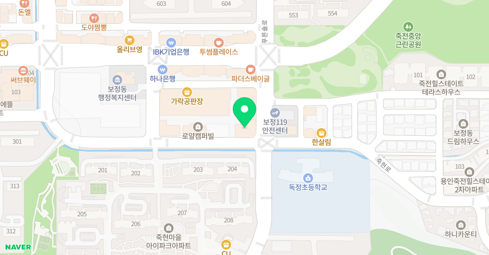 풍경 국악학원 위치