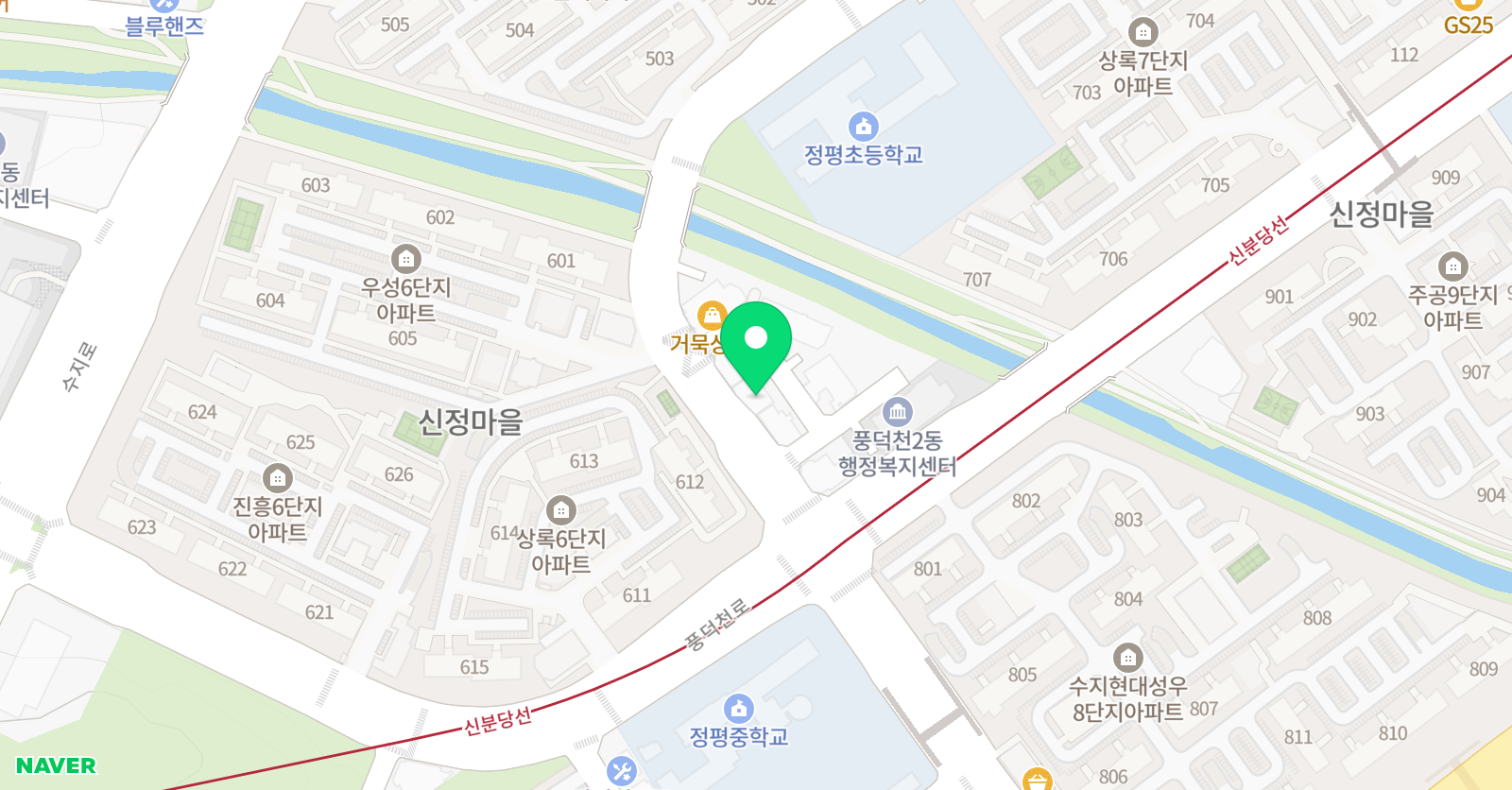 JNA주니아티스트 실용음악학원 위치