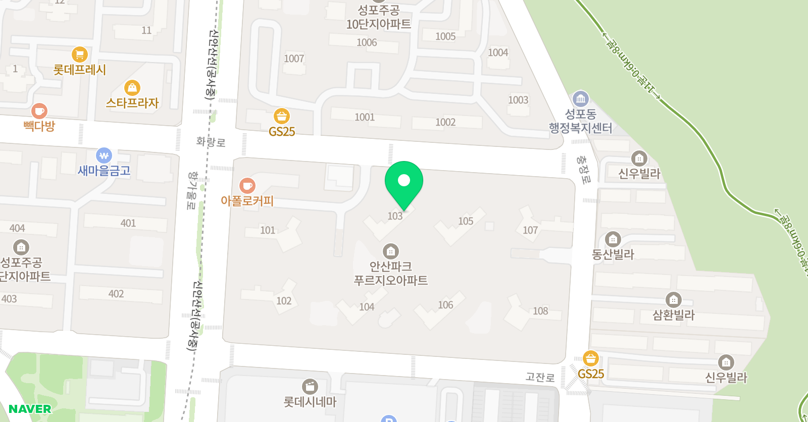 놀작마이아트 어울림앳홈 위치