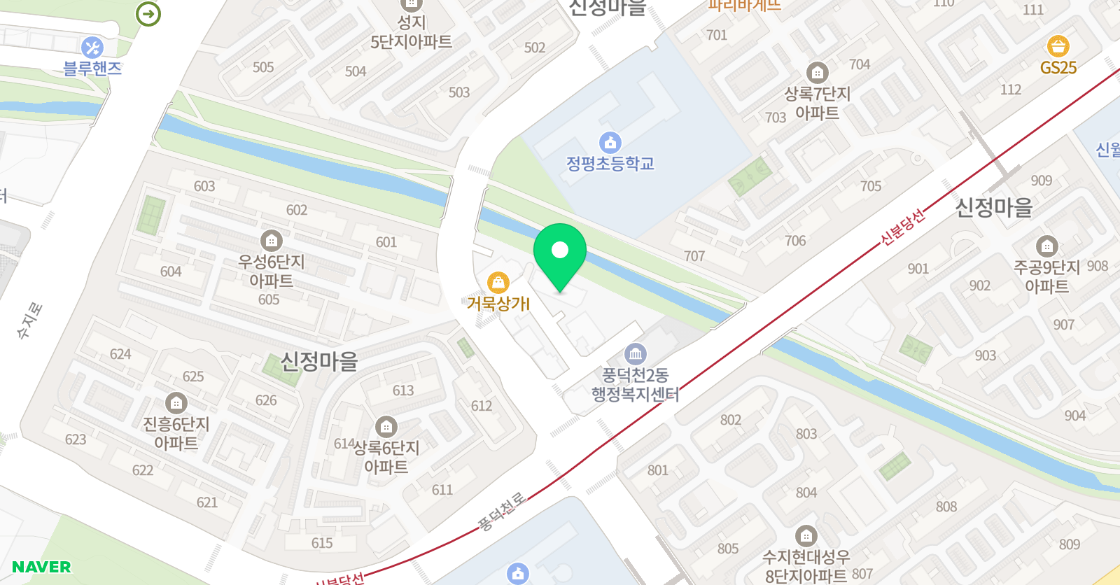 삼성영어 미래엔수학 수지정평교실 위치
