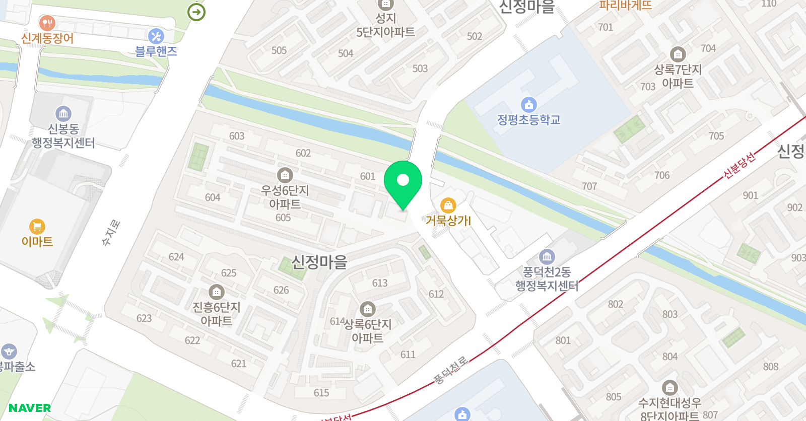맑은하늘 음악학원 위치