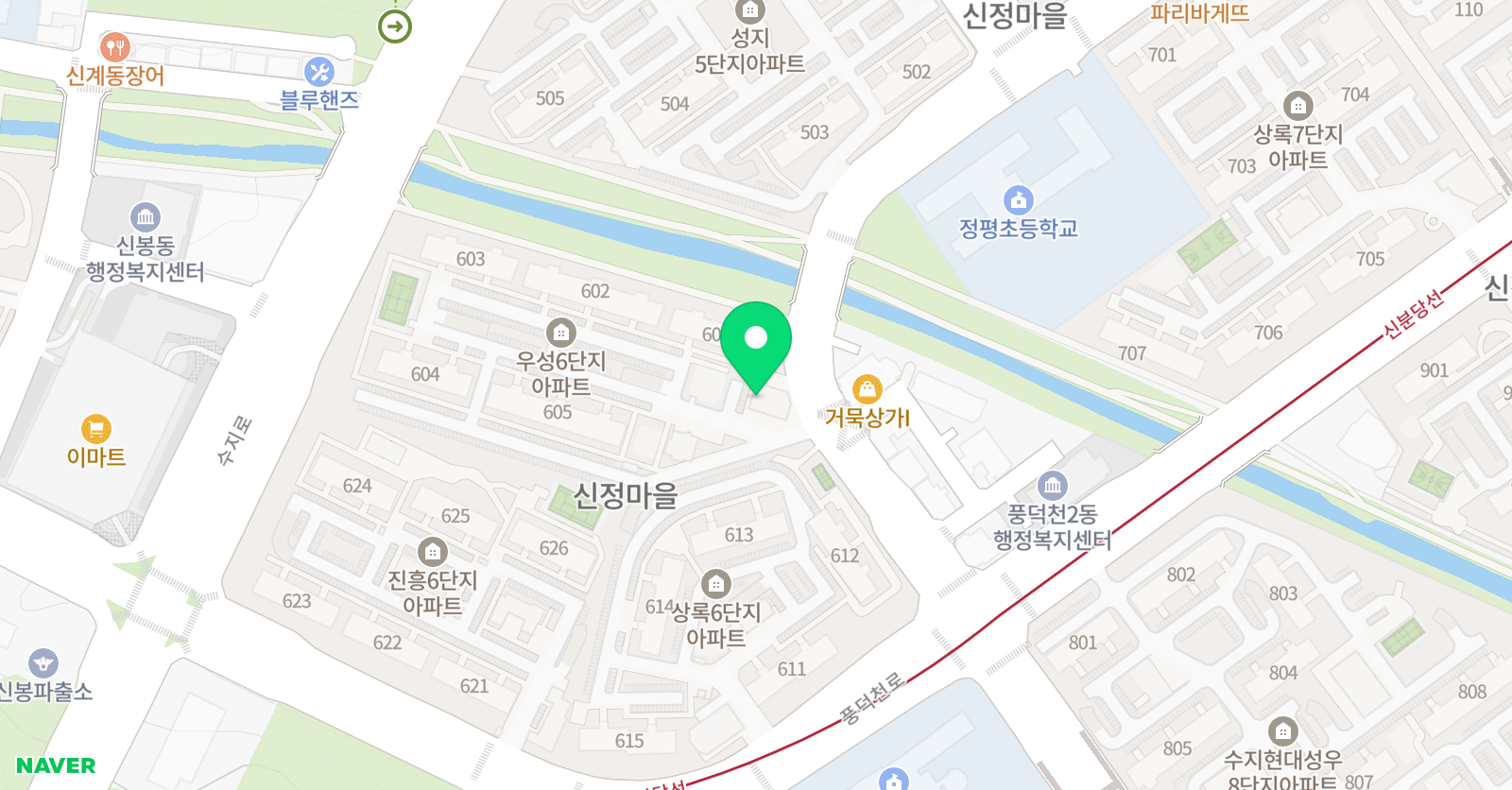 그림나무짱샘 미술교습소 위치