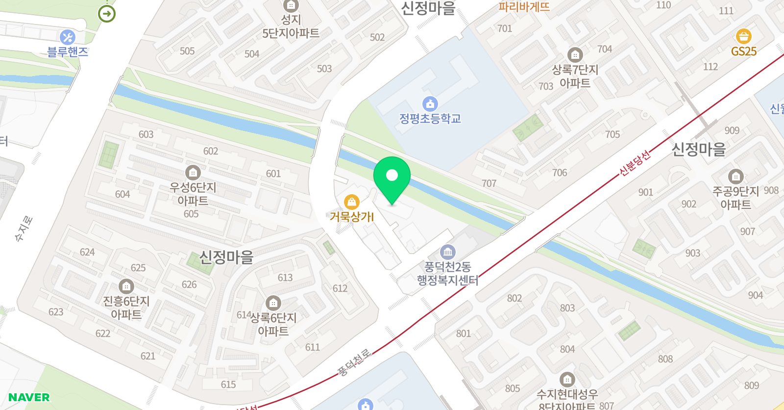 프라우드 영어학원 위치