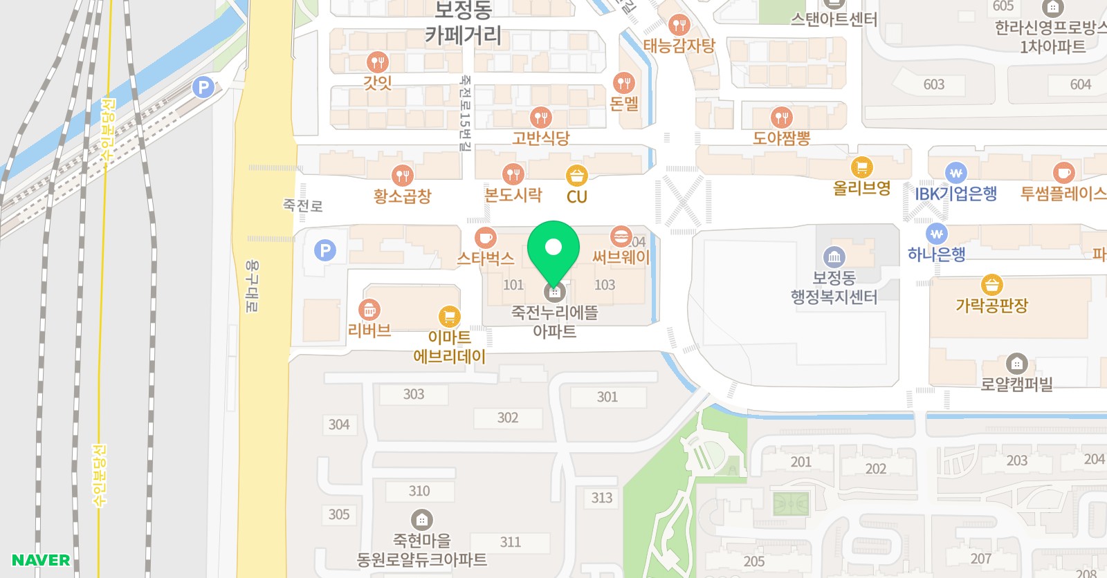 신성 태권도 위치