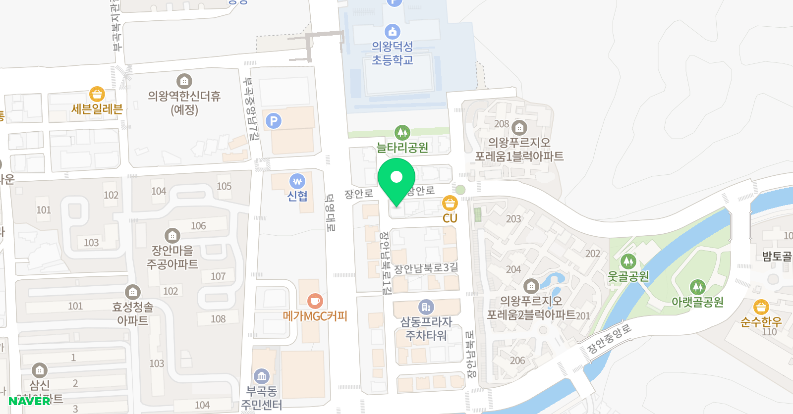 링키영어 의왕 삼동센터 위치