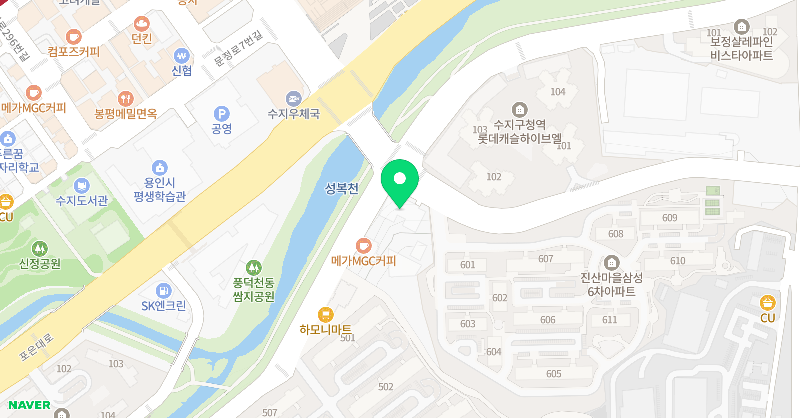 수지아트트리 미술학원 위치