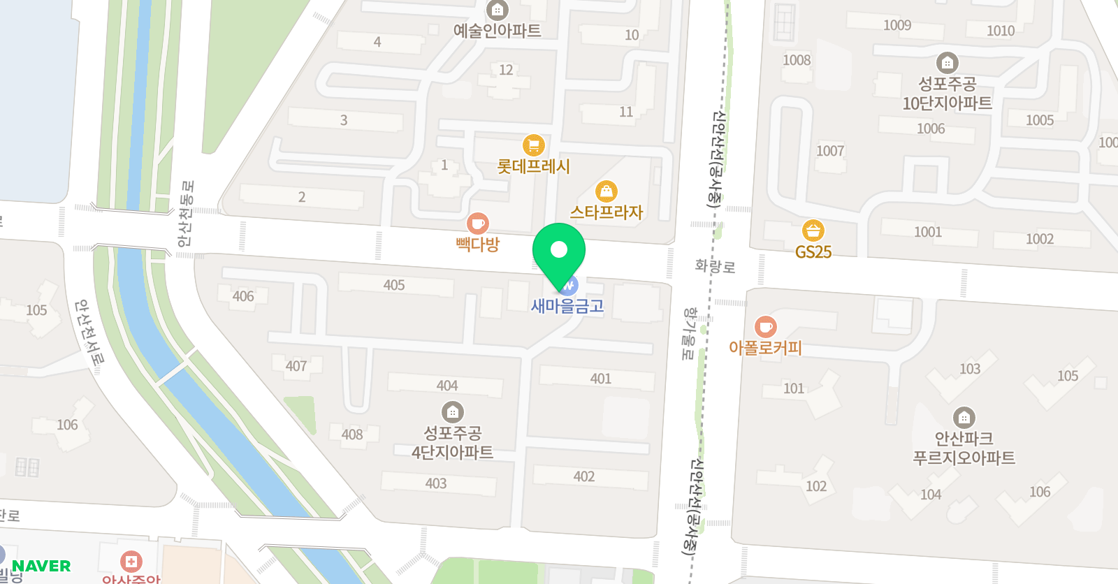 김앤박 영수학원 위치