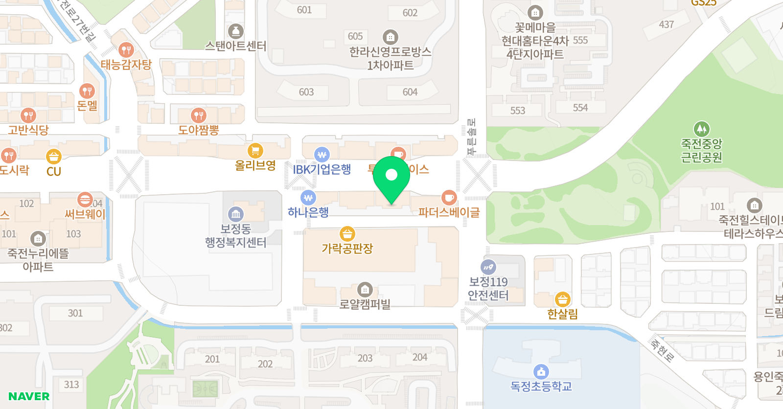  올인원관리형독서실학습센터 위치