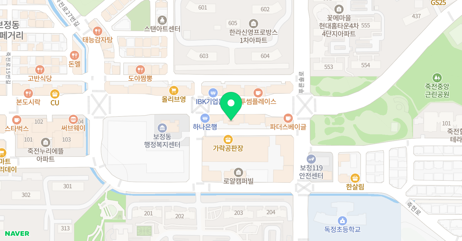 서정임 무용학원 위치
