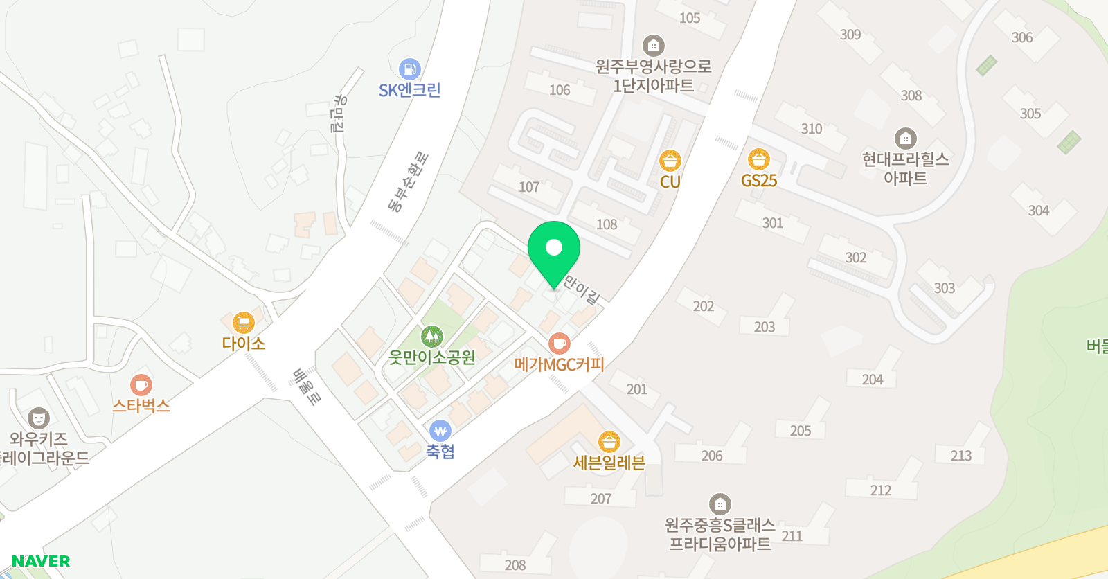 탑 영수학원 위치