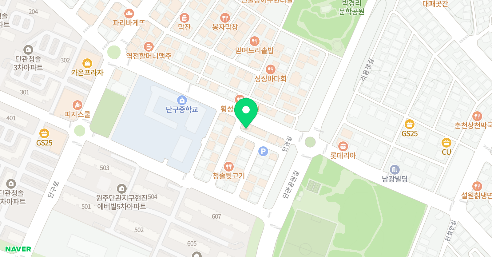 원주 유도스쿨 위치