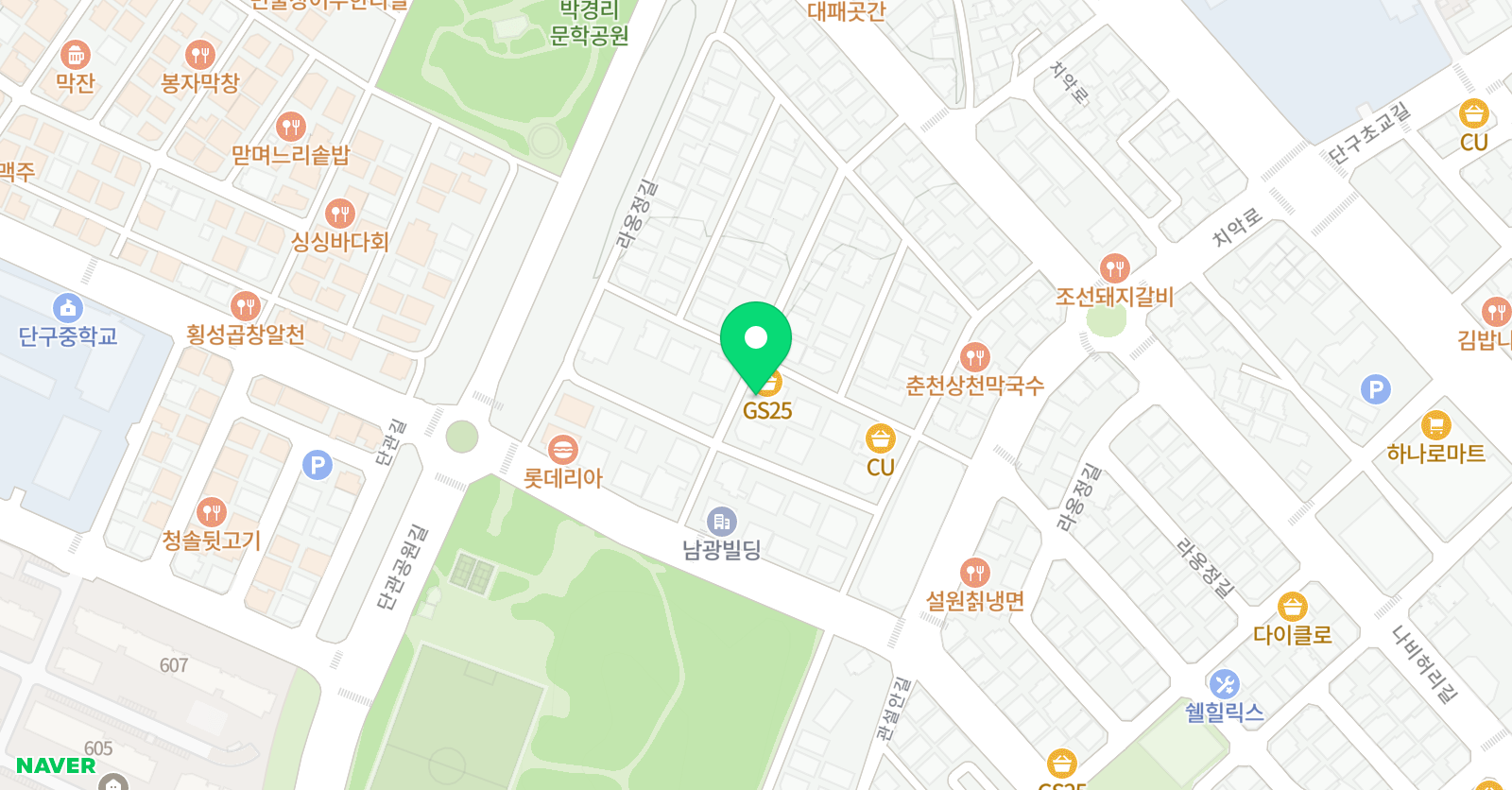 좋은 학원 위치