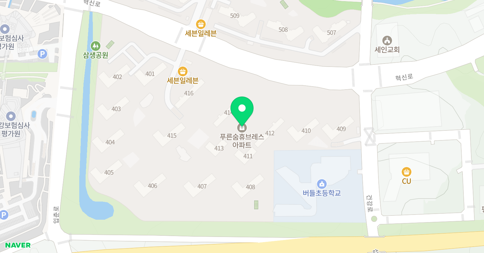 아소비 원주혁신휴브레스점 위치