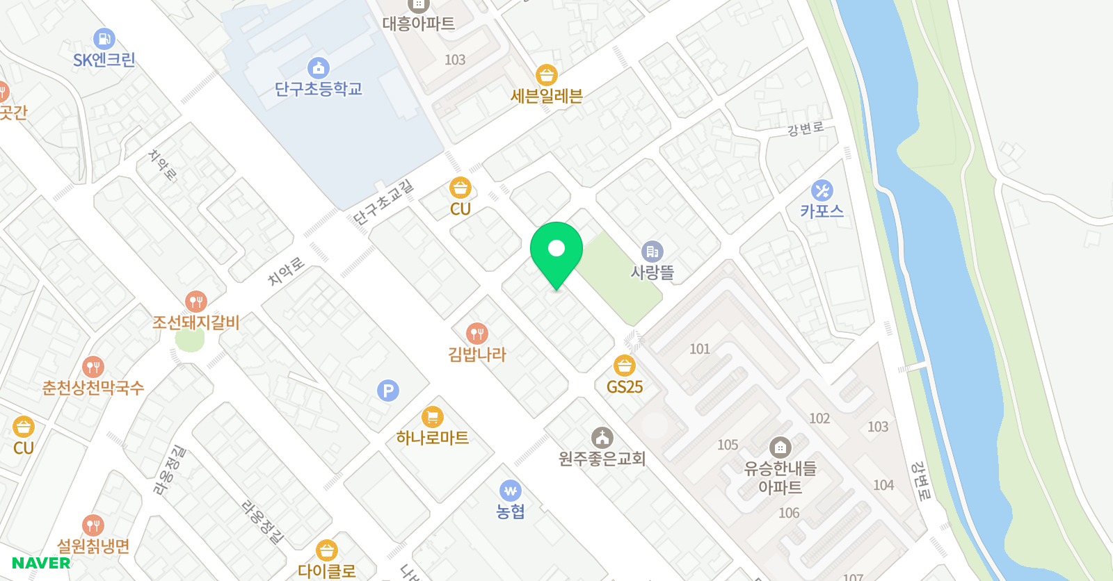 유일 학원 위치