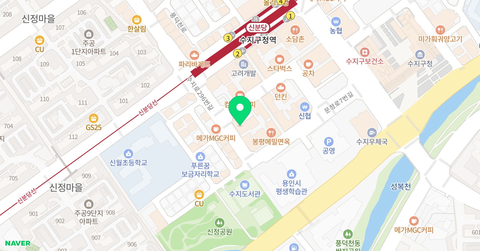 키즈온캠퍼스 학원 위치
