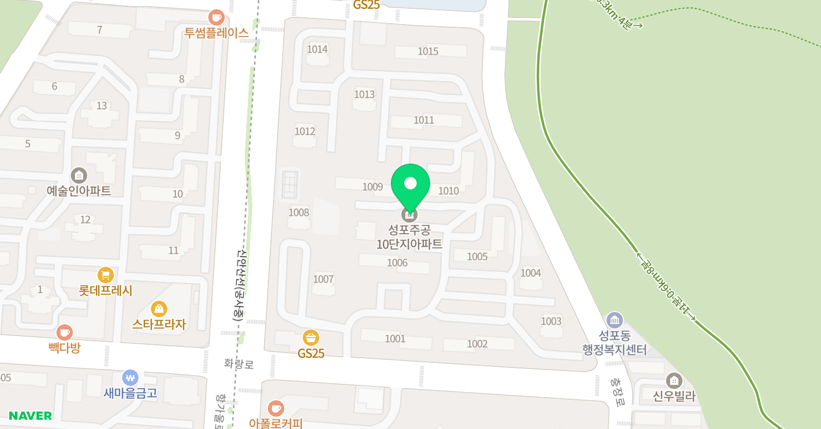 푸르넷 성포 공부방 위치