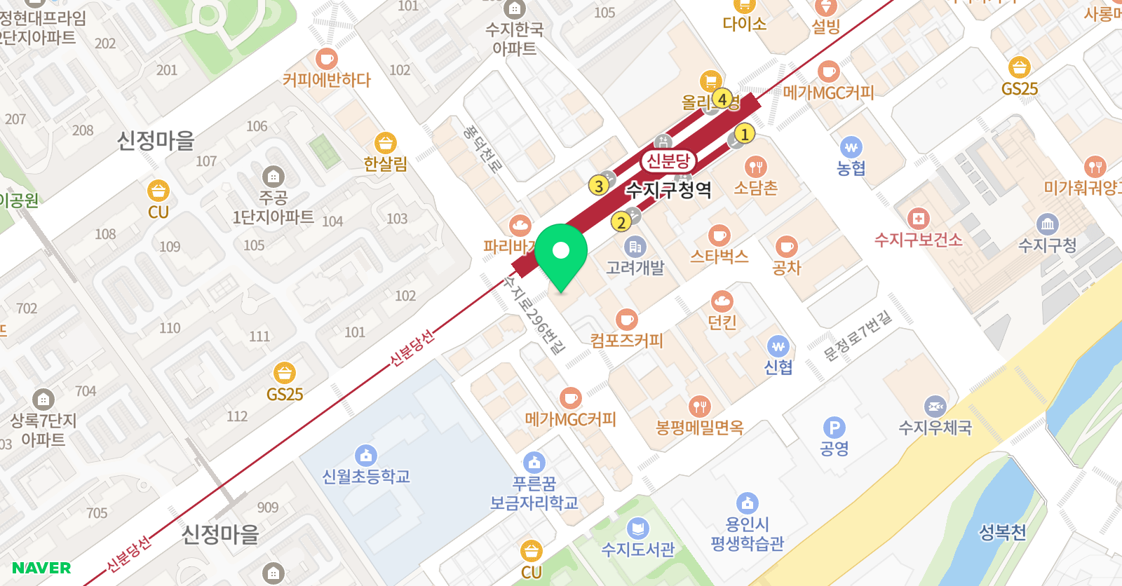 리드인 수지구청점 위치