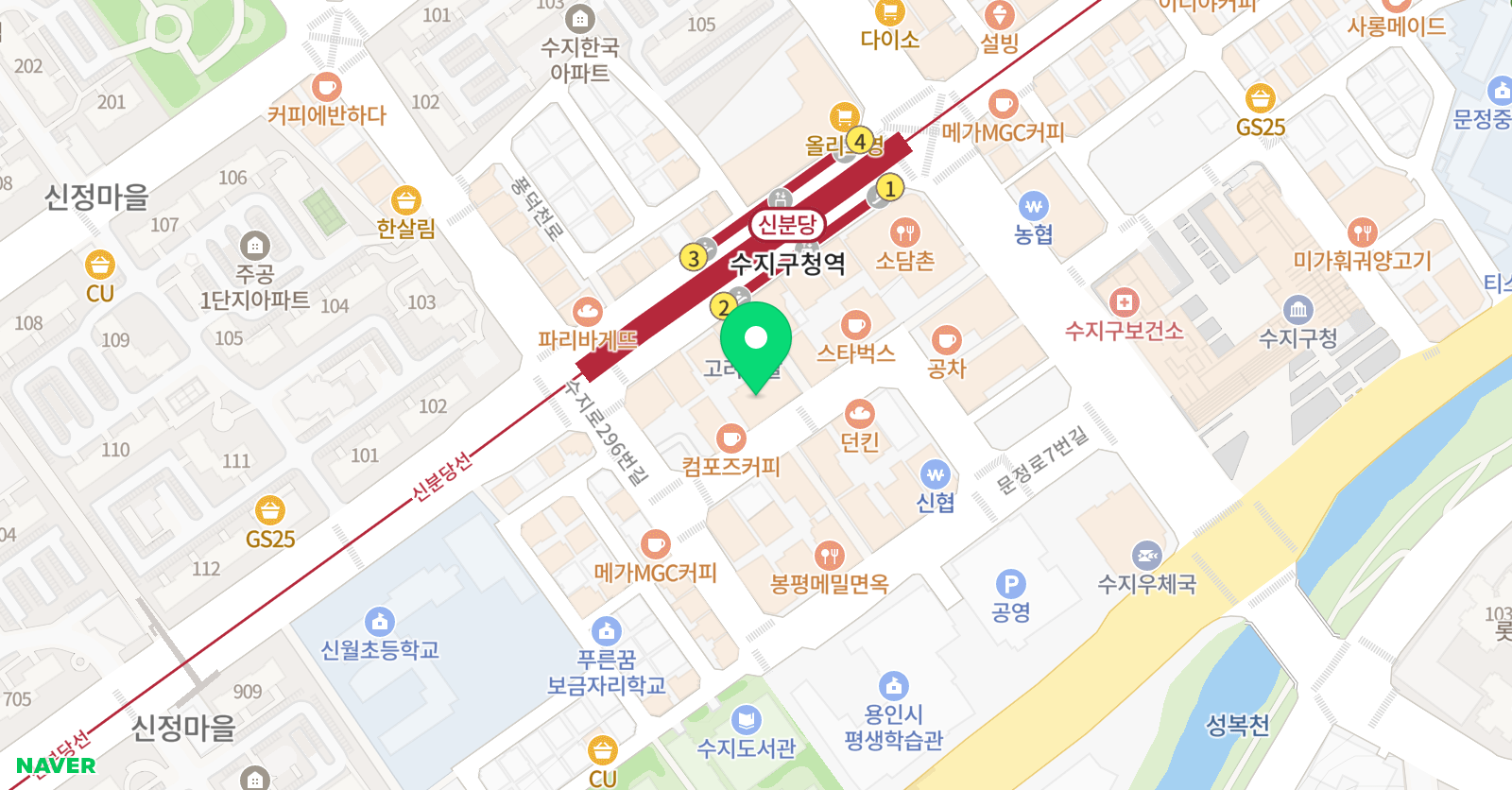 KAGE영재교육 용인수지연구실 위치