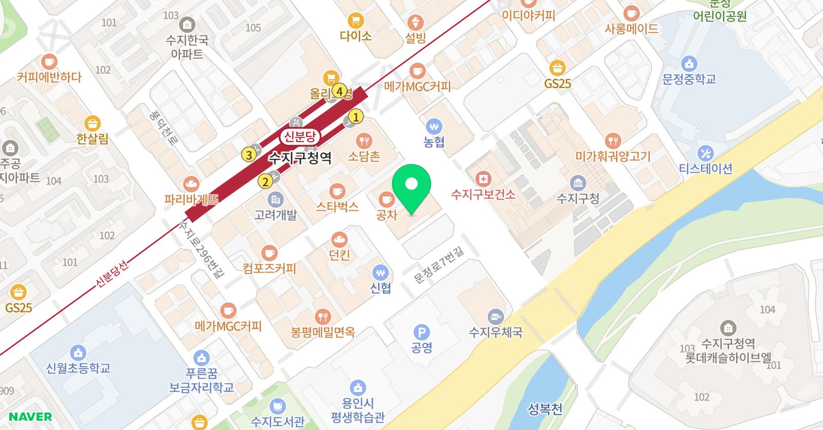 탑플러스 수학학원 위치