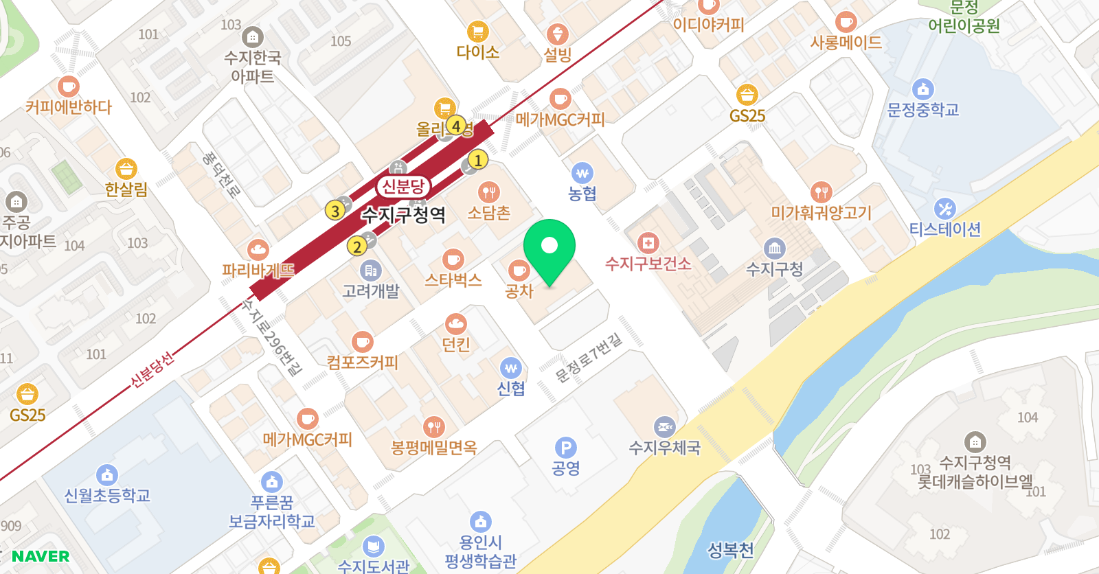 폴리 어학원 수지별관캠퍼스 위치