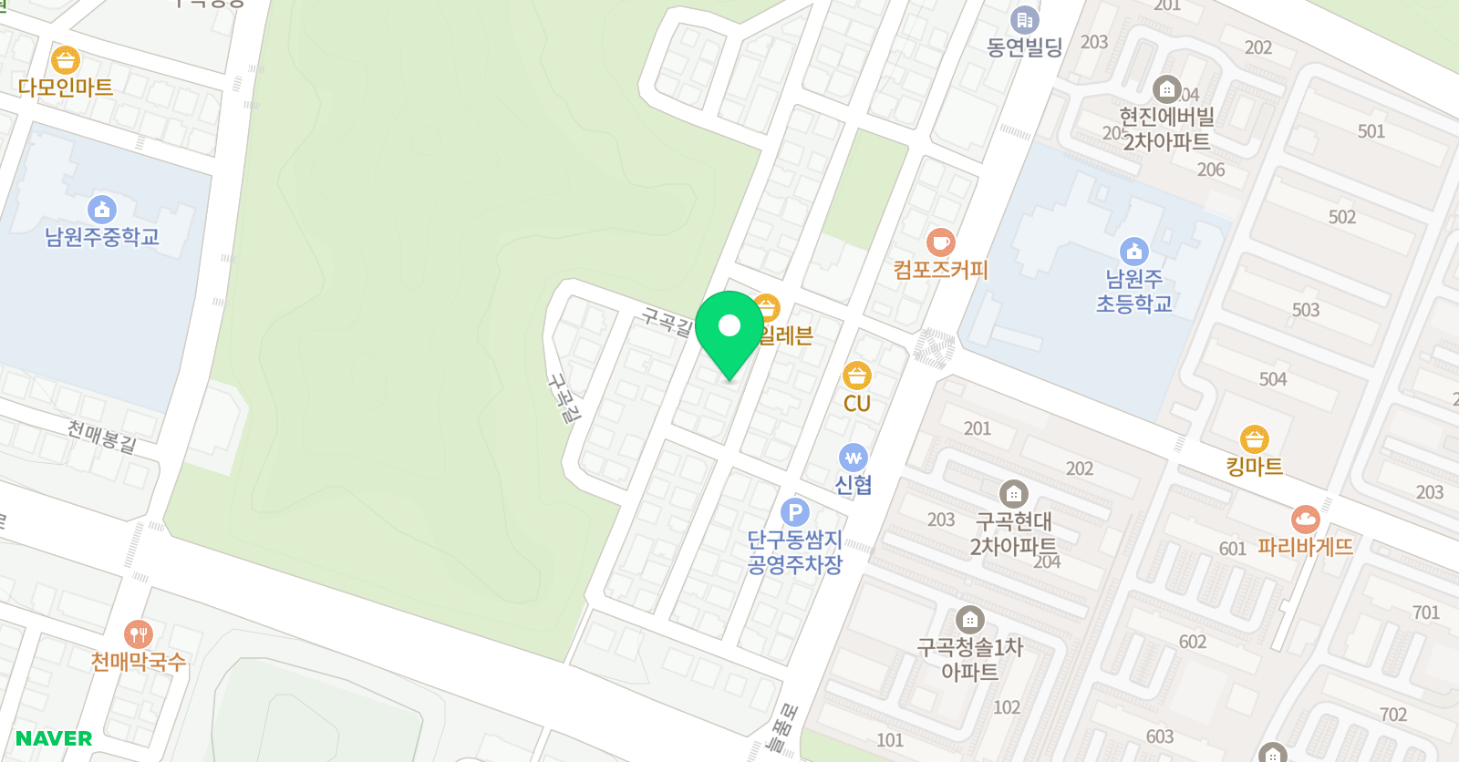 진샘 아트미술학원 위치
