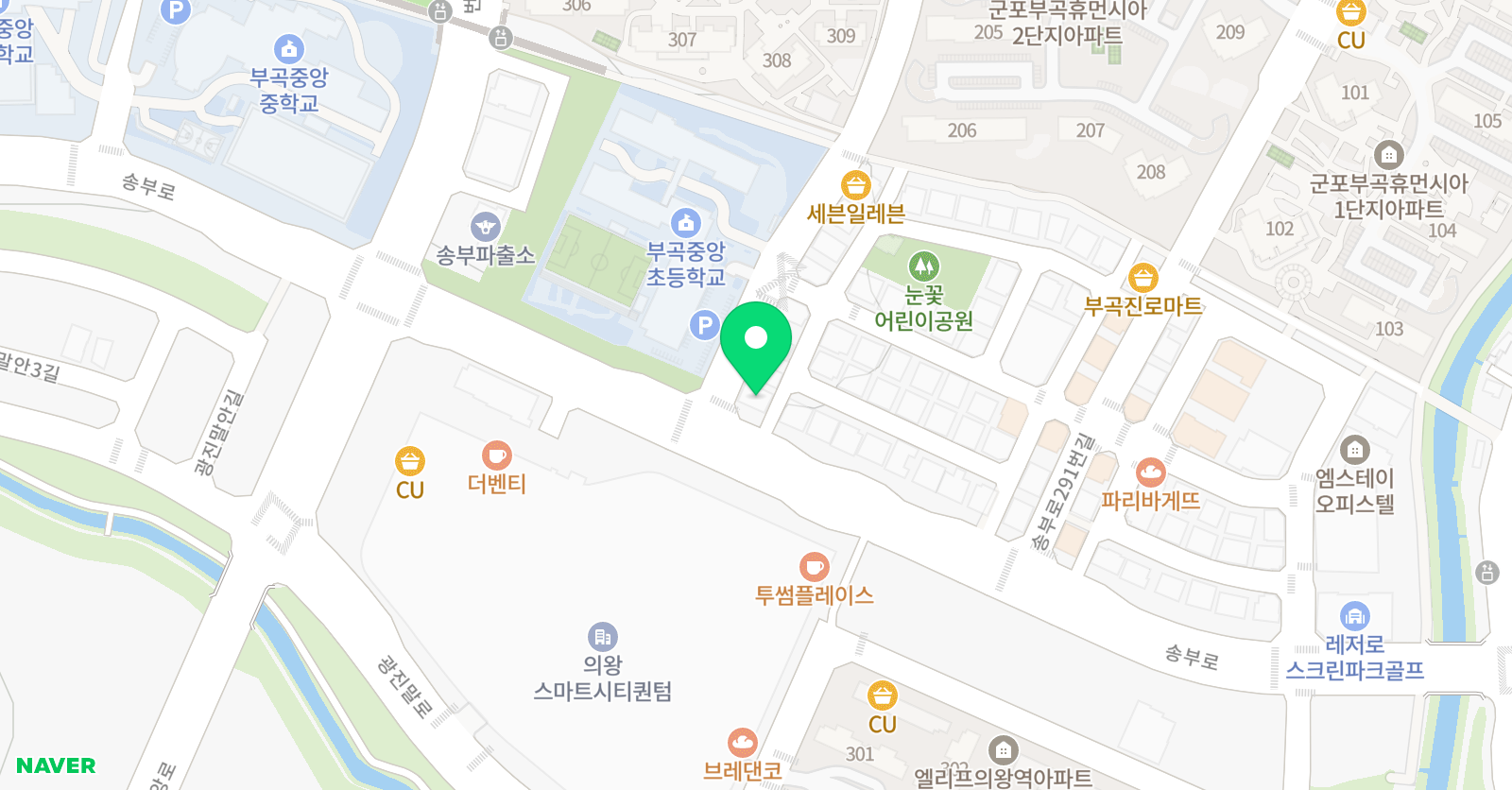 상상그린 미술학원 위치