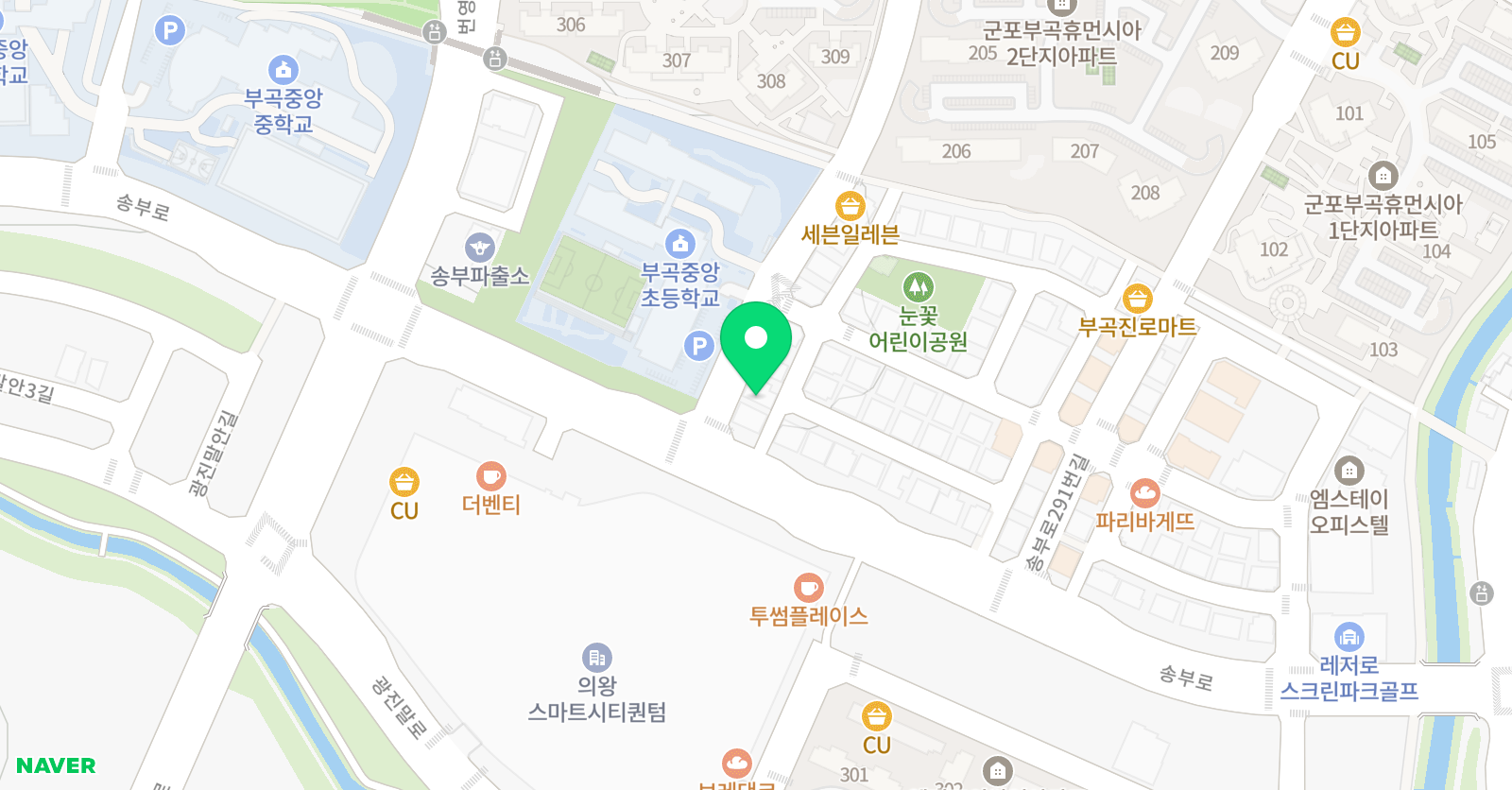새김 수학학원 위치