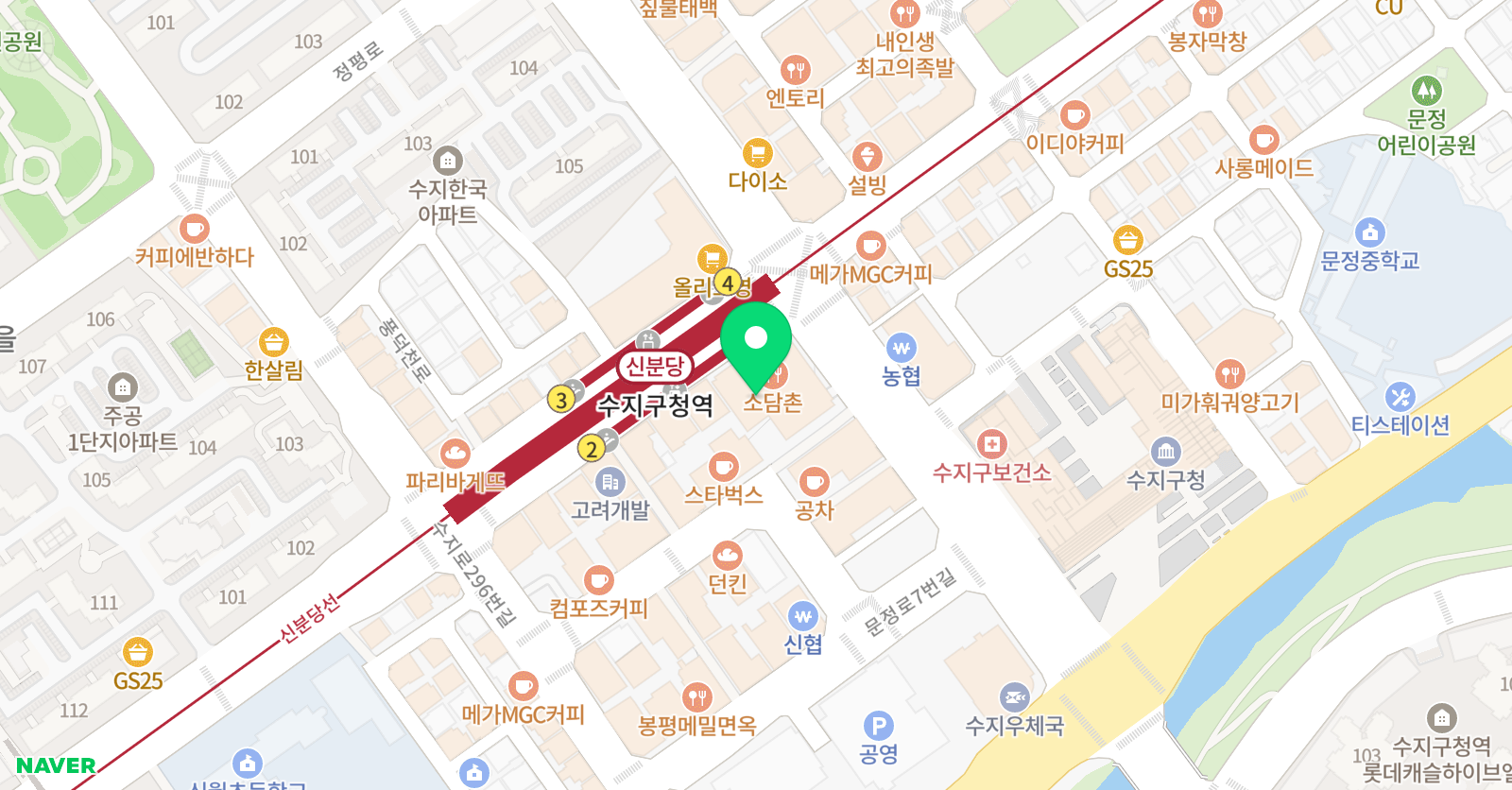 하늘바다 컴퓨터학원 위치