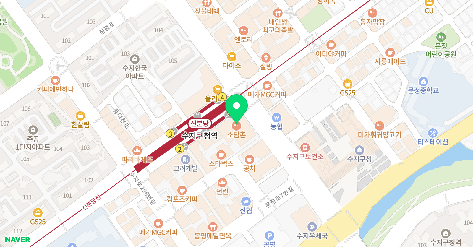 폴리 어학원 수지캠퍼스 위치